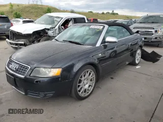 2006 Audi S4 with VIN WUARL48H16K900017, listed as a Copart auction lot 61431414 with 164,209 mi miles and Salvage Title. Bid and sale history available at carsss.com. Image 1.