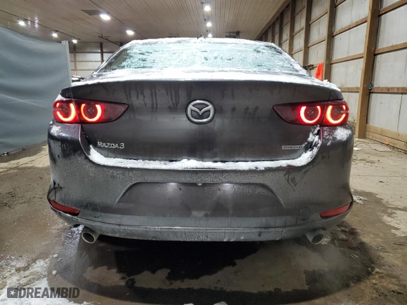2021 Mazda Mazda3 Sedan Premium with VIN JM1BPADL0M1319865, listed as a Copart auction lot 41917035 with 86,346 mi miles and Salvage Title. Bid and sale history available at carsss.com. Image 6.
