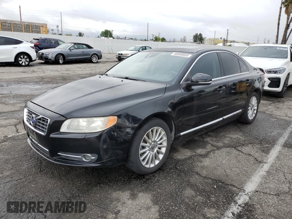 2012 Volvo S80 3.2L with VIN YV1940AS0C1163218, listed as a Copart auction lot 48898955 with 135,895 mi miles and Salvage Title. Bid and sale history available at carsss.com. Image 1.