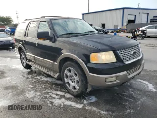 2003 Ford Expedition Eddie Bauer z VIN 1FMFU18L33LB66949, wystawiony jako Copart lot #56013995 z przebiegiem 265 551 mil mil oraz Szkoda całkowita • Salvage title. Historia ofert i sprzedaży dostępna na DreamBid. Obrazek 4.