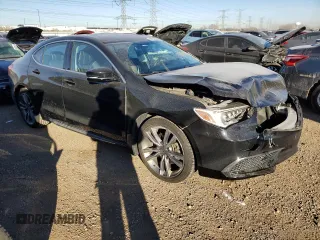 2020 Acura TLX w/Technology Pkg with VIN 19UUB3F40LA000233, listed as a Copart auction lot 87072964 with 81,285 mi miles and Salvage Title. Bid and sale history available at carsss.com. Image 4.