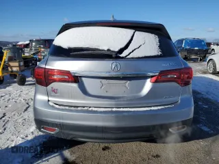 2016 Acura MDX with VIN 5FRYD4H2XGB019640, listed as a Copart auction lot 46401085 with 116,873 mi miles and Salvage Title. Bid and sale history available at carsss.com. Image 6.