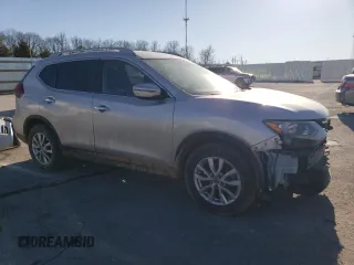 2019 Nissan Rogue SV with VIN 5N1AT2MT0KC752712, listed as a Copart auction lot 42323855 with 77,787 mi miles and Salvage Title. Bid and sale history available at DreamBid. Image 4.
