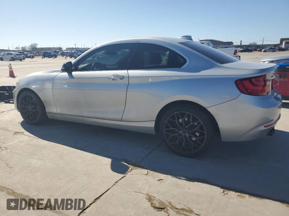 2015 BMW 2 Series 228i xDrive with VIN WBA1F7C55FVX95719, listed as a Copart auction lot 43838925 with 159,279 mi miles and Salvage Title. Bid and sale history available at carsss.com. Image 2.