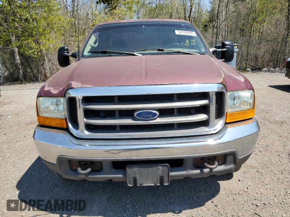 2000 Ford F-250 XL with VIN 1FTNX20F5YED86494, listed as a Copart auction lot 54193495 with 551,488 mi miles and Salvage title. Bid and sale history available at DreamBid. Image 5.