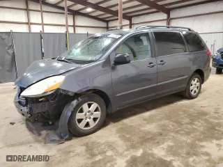 2010 Toyota Sienna CE with VIN 5TDKK4CC9AS337264, listed as a Copart auction lot 52872595 with 125,921 mi miles and Salvage Title. Bid and sale history available at carsss.com. Image 1.