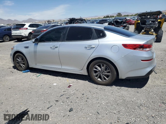 2020 Kia Optima LX with VIN 5XXGT4L38LG447102, listed as a Copart auction lot 57464255 with 43,988 mi miles and Salvage title. Bid and sale history available at DreamBid. Image 2.
