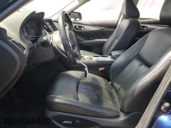 2021 Infiniti Q50 Luxe with VIN JN1EV7BP1MM705868, listed as a Copart auction lot 60127235 with 45,804 mi miles and Salvage title. Bid and sale history available at DreamBid. Image 7.