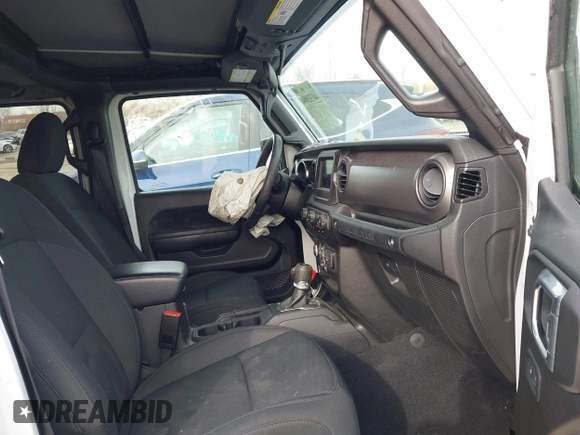 2022 Jeep Wrangler Unlimited Sport with VIN 1C4HJXDG9NW195083, listed as a IAAI auction lot 41515229 with 44,445 mi miles and . Bid and sale history available at DreamBid. Image 5.