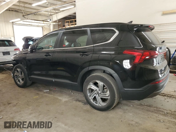 2021 Hyundai Santa Fe SE with VIN 5NMS14AJXMH321148, listed as a Copart auction lot 59810465 with 38,661 mi miles and Salvage title. Bid and sale history available at DreamBid. Image 2.