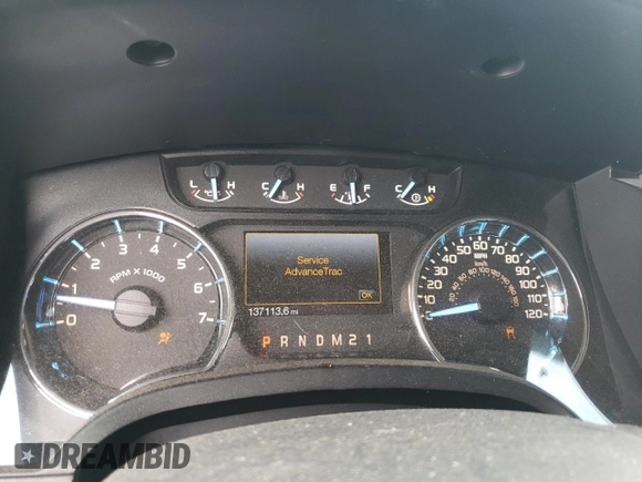 2012 Ford F-150 XL with VIN 1FTFW1EF6CFA92034, listed as a Copart auction lot 62896014 with 137,113 mi miles and Salvage Title. Bid and sale history available at carsss.com. Image 9.