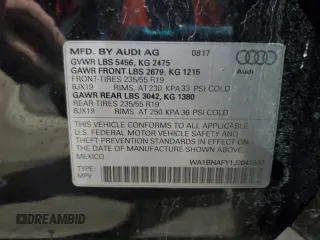 2018 Audi Q5 Premium Plus with VIN WA1BNAFY1J2041640, listed as a Copart auction lot 51764685 with 74,207 mi miles and Clean Title. Bid and sale history available at carsss.com. Image 13.