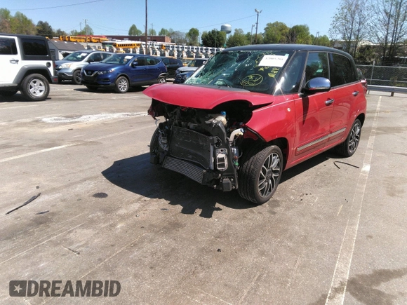 2014 FIAT 500L Lounge with VIN ZFBCFACH3EZ013978, listed as a IAAI auction lot 42005201 with 116,841 mi miles and . Bid and sale history available at DreamBid. Image 2.