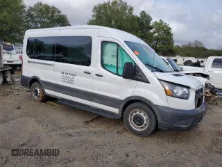 2022 Ford Transit Passenger XL with VIN 1FDAX2C82NKA69339, listed as a Copart auction lot 78907284 with 20,426 mi miles and Salvage Title. Bid and sale history available at DreamBid. Image 4.