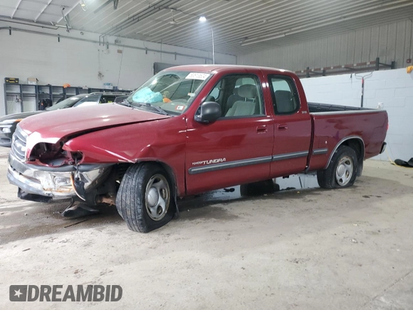 2002 Toyota Tundra SR5 with VIN 5TBRN34132S328311, listed as a Copart auction lot 83613504 with 123,354 mi miles and Salvage Title. Bid and sale history available at DreamBid. Image 1.