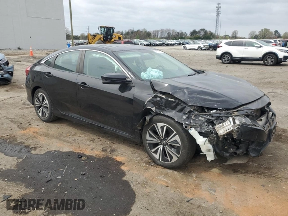 2016 Honda Civic Sedan EX-L with VIN 2HGFC1F78GH652805, listed as a Copart auction lot 51697935 with 67,117 mi miles and Salvage Title. Bid and sale history available at carsss.com. Image 4.