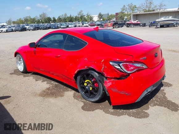 2014 Hyundai Genesis Coupe R-Spec z VIN KMHHT6KD3EU113885, wystawiony jako IAAI lot #42180909 z przebiegiem 65 272 mil mil oraz . Historia ofert i sprzedaży dostępna na DreamBid. Obrazek 3.