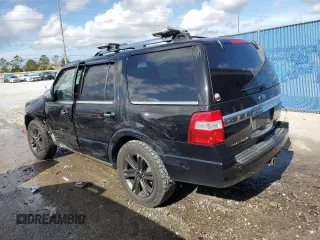 2017 Ford Expedition Platinum with VIN 1FMJU1MT6HEA64718, listed as a Copart auction lot 85048814 with 127,935 mi miles and Salvage title. Bid and sale history available at DreamBid. Image 2.