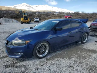 2017 Nissan Maxima SV with VIN 1N4AA6APXHC373062, listed as a Copart auction lot 49162155 with 91,635 mi miles and Salvage Title. Bid and sale history available at carsss.com. Image 1.