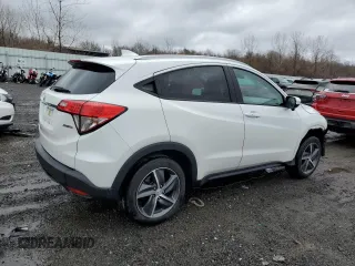 2021 Honda HR-V EX with VIN 3CZRU6H51MM736084, listed as a Copart auction lot 49614805 with 53,282 mi miles and Salvage Title. Bid and sale history available at carsss.com. Image 3.