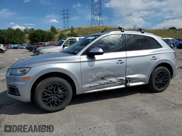 2018 Audi Q5 Premium with VIN WA1ANAFYXJ2155647, listed as a Copart auction lot 64397905 with 87,540 mi miles and Salvage title. Bid and sale history available at DreamBid. Image 1.