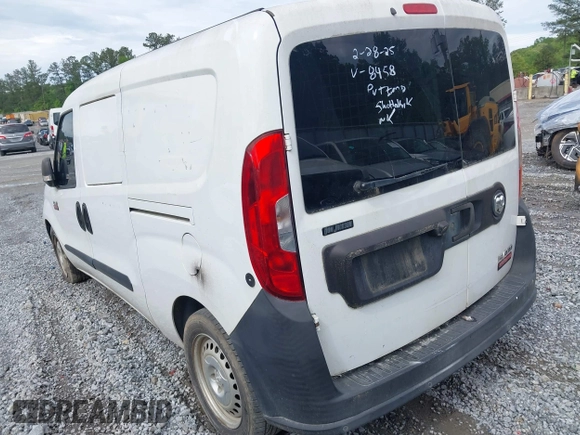 2016 Ram ProMaster City Cargo Tradesman with VIN ZFBERFAT5G6C08458, listed as a IAAI auction lot 42018028 with 166,294 mi miles. Bid and sale history available at carsss.com. Image 3.