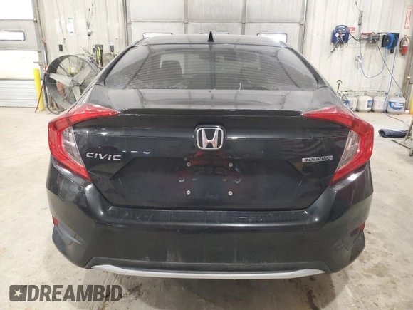2020 Honda Civic Sedan Touring with VIN 19XFC1F97LE011280, listed as a Copart auction lot 88878665 with 77,160 mi miles and Salvage Title. Bid and sale history available at carsss.com. Image 6.