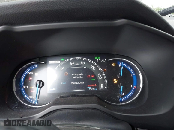 2023 Toyota RAV4 Hybrid XLE Premium with VIN 4T3B6RFV6PU126643, listed as a IAAI auction lot 42324990 with 31,491 mi miles and . Bid and sale history available at DreamBid. Image 7.