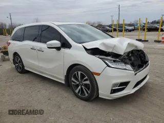2019 Honda Odyssey Elite z VIN 5FNRL6H93KB069516, wystawiony jako Copart lot #53795885 z przebiegiem 96 808 mil mil oraz Szkoda całkowita • Salvage title. Historia ofert i sprzedaży dostępna na DreamBid. Obrazek 4.