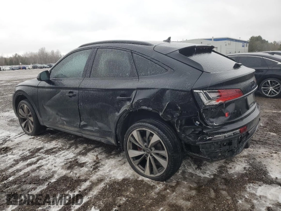 2023 Audi SQ5 Sportback Prestige with VIN WA134AFY2P2153458, listed as a Copart auction lot 83234484 with 48,161 mi miles and Salvage Title. Bid and sale history available at carsss.com. Image 2.