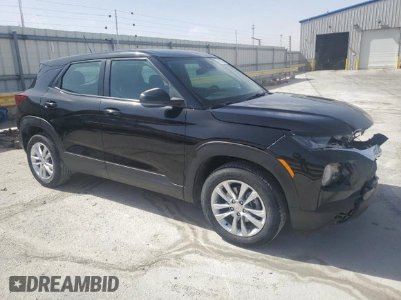 2022 Chevrolet TrailBlazer LS with VIN KL79MMS2XNB089862, listed as a Copart auction lot 49328965 with 78,848 mi miles and Salvage Title. Bid and sale history available at carsss.com. Image 4.