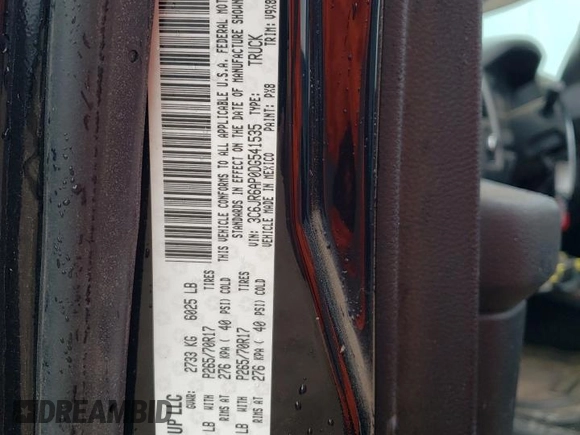 2013 Ram 1500 Tradesman z VIN 3C6JR6AP0DG541535, wystawiony jako Copart lot #66957284 z przebiegiem 109 726 mil mil oraz Szkoda całkowita • Salvage title. Historia ofert i sprzedaży dostępna na DreamBid. Obrazek 12.