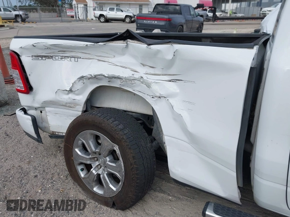 2020 Ram 1500 Big Horn with VIN 1C6RREMT2LN272790, listed as a IAAI auction lot 41340387 with 82,424 mi miles. Bid and sale history available at carsss.com. Image 6.