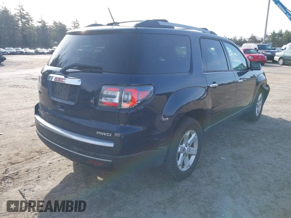 2015 GMC Acadia SLE with VIN 1GKKVPKD7FJ187988, listed as a IAAI auction lot 41928641 with 180,466 mi miles. Bid and sale history available at carsss.com. Image 4.
