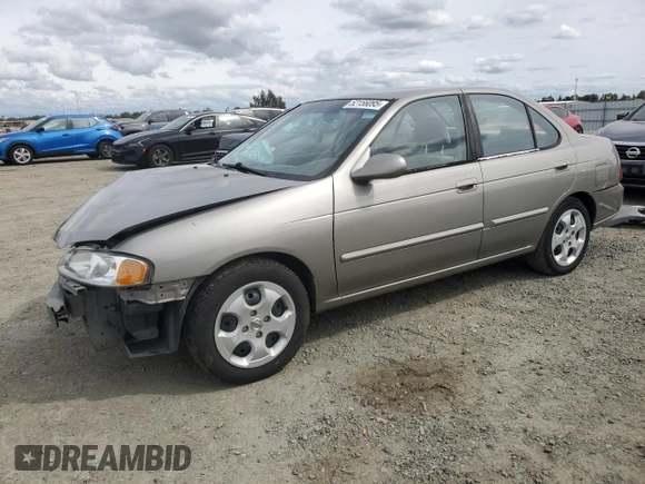 2003 Nissan Sentra XE with VIN 3N1CB51D33L782228, listed as a Copart auction lot 52156095 with 229,278 mi miles and Salvage Title. Bid and sale history available at DreamBid. Image 1.
