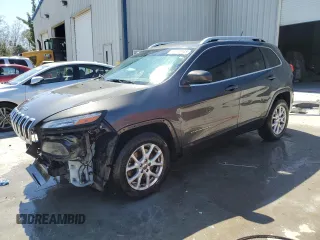 2014 Jeep Cherokee Latitude with VIN 1C4PJLCB7EW313870, listed as a Copart auction lot 48349105 with 217,624 mi miles and Salvage Title. Bid and sale history available at carsss.com. Image 1.