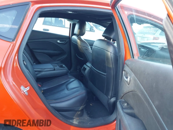 2015 Dodge Dart GT with VIN 1C3CDFEB4FD228331, listed as a IAAI auction lot 41303909 with 41,916 mi miles. Bid and sale history available at carsss.com. Image 8.