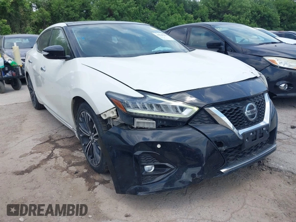 2019 Nissan Maxima SV with VIN 1N4AA6AVXKC370667, listed as a IAAI auction lot 42129403 with 79,471 mi miles and . Bid and sale history available at DreamBid. Image 6.