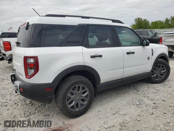 2025 Ford Bronco Sport Big Bend with VIN 3FMCR9BN2SRE19983, listed as a Copart auction lot 57457265 with Not provided miles and Salvage title. Bid and sale history available at DreamBid. Image 3.