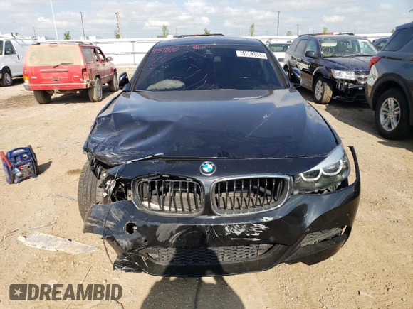 2018 BMW 3 Series 340i xDrive with VIN WBA8Y3C54JG451510, listed as a Copart auction lot 61863803 with 53,585 mi miles and . Bid and sale history available at carsss.com. Image 5.