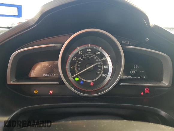 2014 Mazda 3 i Touring with VIN 3MZBM1V78EM100860, listed as a Copart auction lot 47855125 with 140,089 mi miles and Salvage Title. Bid and sale history available at DreamBid. Image 9.