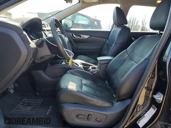 2016 Nissan Rogue SL with VIN 5N1AT2MV2GC834739, listed as a Copart auction lot 52428095 with 56,641 mi miles and Salvage Title. Bid and sale history available at DreamBid. Image 7.