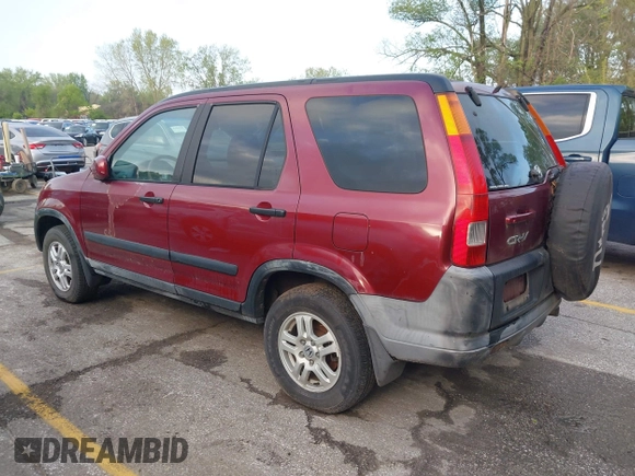 2002 Honda CR-V EX with VIN JHLRD78832C064441, listed as a IAAI auction lot 42083477 with 222,113 mi miles. Bid and sale history available at carsss.com. Image 3.