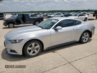 2015 Ford Mustang V6 with VIN 1FA6P8AM3F5385769, listed as a Copart auction lot 55834055 with 77,352 mi miles and Clean title. Bid and sale history available at DreamBid. Image 1.