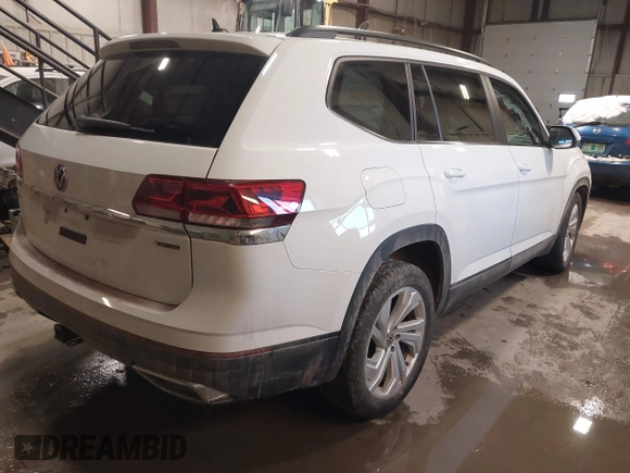 2023 Volkswagen Atlas SE with VIN 1V2HR2CA6PC510823, listed as a IAAI auction lot 41576865 with 22,991 mi miles and . Bid and sale history available at DreamBid. Image 4.