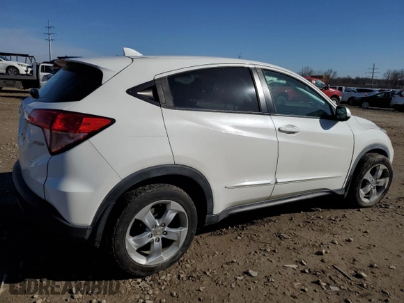 2016 Honda HR-V LX with VIN 3CZRU6H3XGM702857, listed as a Copart auction lot 49656145 with 182,124 mi miles and Salvage Title. Bid and sale history available at carsss.com. Image 3.