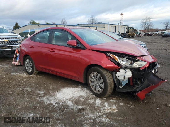 2022 Hyundai Accent SEL with VIN 3KPC24A69NE158966, listed as a Copart auction lot 76944753 with 45,470 mi miles. Bid and sale history available at carsss.com. Image 4.