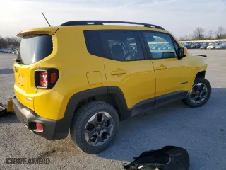 2017 Jeep Renegade Altitude with VIN ZACCJBBH0HPF86178, listed as a Copart auction lot 48232305 with 87,129 mi miles and Salvage Title. Bid and sale history available at carsss.com. Image 3.