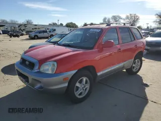 2004 Hyundai Santa Fe GLS with VIN KM8SC13EX4U788146, listed as a Copart auction lot 86923224 with 206,346 mi miles and Salvage Title. Bid and sale history available at carsss.com. Image 1.