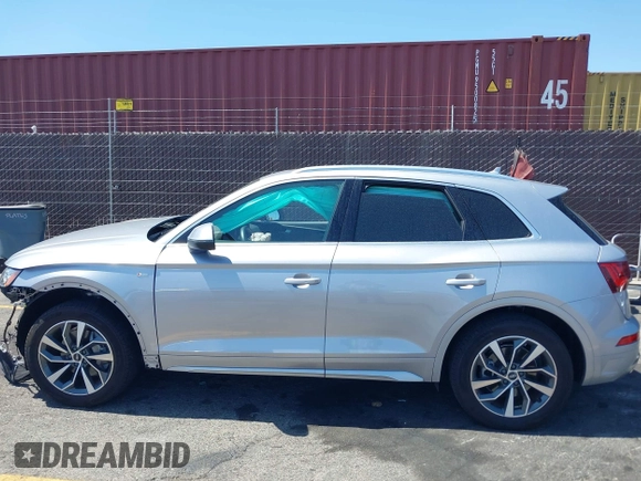 2022 Audi Q5 S line Premium Plus with VIN WA1EAAFY2N2056520, listed as a IAAI auction lot 42531917 with Not provided miles and . Bid and sale history available at DreamBid. Image 14.